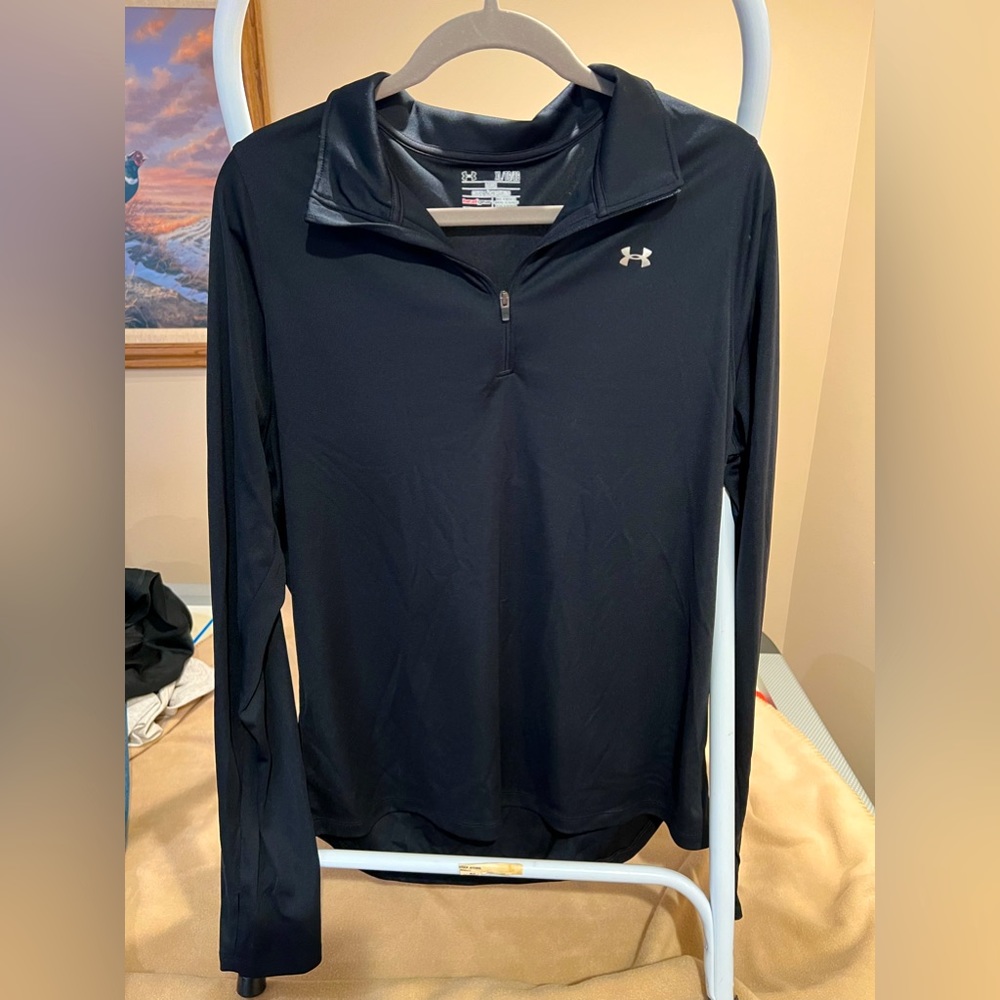 Black Under Armour Quarter Zip